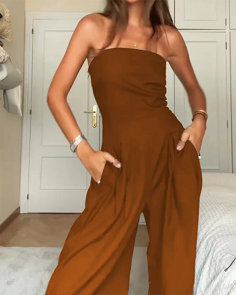 Marta - Elegant Off-Shoulder Jumpsuit